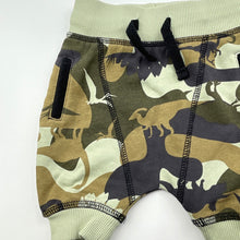 Load image into Gallery viewer, Boys Baby Berry, fleece lined pants / bottoms, elasticated, dinosaurs, EUC, size 0000,  