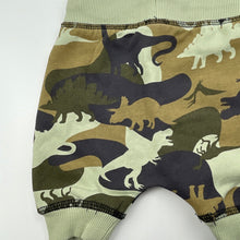 Load image into Gallery viewer, Boys Baby Berry, fleece lined pants / bottoms, elasticated, dinosaurs, EUC, size 0000,  