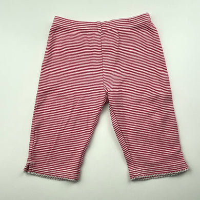 Girls Next, red stripe cotton leggings / bottoms, FUC, size 00,  