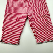 Load image into Gallery viewer, Girls Next, red stripe cotton leggings / bottoms, FUC, size 00,  