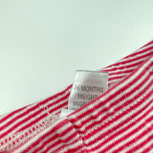 Load image into Gallery viewer, Girls Next, red stripe cotton leggings / bottoms, FUC, size 00,  
