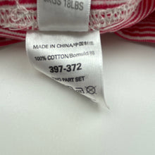 Load image into Gallery viewer, Girls Next, red stripe cotton leggings / bottoms, FUC, size 00,  