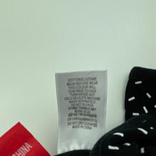 Load image into Gallery viewer, unisex CANDY STRIPES, black &amp; white lightweight zip up top, GUC, size 000,  