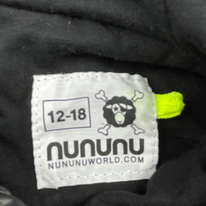unisex Nununu, cotton lined lightweight jacket / coat, EUC, size 1,  
