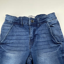 Load image into Gallery viewer, Boys Breakers, blue stretch denim shorts, adjustable, GUC, size 8,  