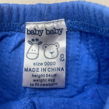 Load image into Gallery viewer, unisex Baby Baby, blue cotton shorts, elasticated, EUC, size 0000,  