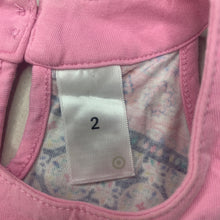 Load image into Gallery viewer, Girls Target, cotton casual summer dress, FUC, size 2, L: 42cm