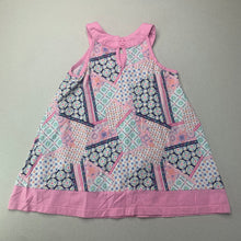 Load image into Gallery viewer, Girls Target, cotton casual summer dress, FUC, size 2, L: 42cm