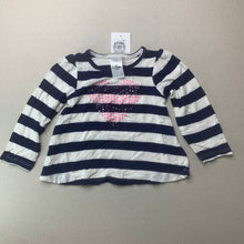 Load image into Gallery viewer, Girls Target, lightweight stretchy long sleeve top, NEW, size 000,  