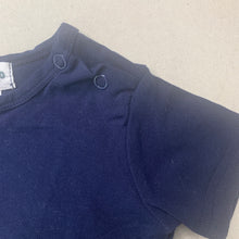 Load image into Gallery viewer, unisex Korango, navy t-shirt / top, GUC, size 0000,  