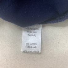 Load image into Gallery viewer, unisex Korango, navy t-shirt / top, GUC, size 0000,  