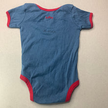 Load image into Gallery viewer, Boys Hatley, blue cotton bodysuit / romper, GUC, size 0,  