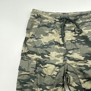 Boys Anko, lightweight cotton camo print cotton shorts, elasticated, EUC, size 7,  