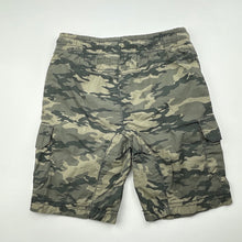 Load image into Gallery viewer, Boys Anko, lightweight cotton camo print cotton shorts, elasticated, EUC, size 7,  