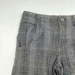 Boys Urban Supply, checked cotton shorts, adjustable, FUC, size 7,  