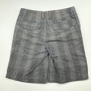 Boys Urban Supply, checked cotton shorts, adjustable, FUC, size 7,  