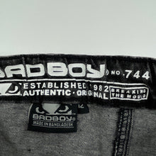 Load image into Gallery viewer, Boys Bad Boy, stretchy denim cargo shorts, adjustable, GUC, size 12,  