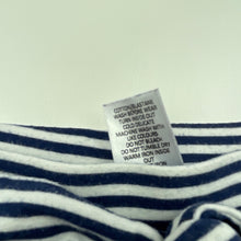 Load image into Gallery viewer, Girls Target, navy stripe skirt, elasticated, built-in shorts, GUC, size 5,  