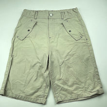 Load image into Gallery viewer, Boys Anko, cotton shorts, adjustable, discolouration front &amp; back, FUC, size 14,  