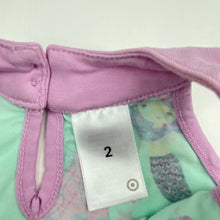 Load image into Gallery viewer, Girls Target, cotton summer dress, mermaids, FUC, size 2, L: 43cm