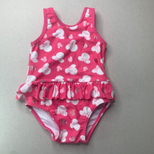 Load image into Gallery viewer, Girls Disney, Minnie Mouse swim one-piece, EUC, size 2,  