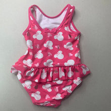 Load image into Gallery viewer, Girls Disney, Minnie Mouse swim one-piece, EUC, size 2,  