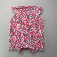 Load image into Gallery viewer, Girls Baby Berry, floral cotton romper, FUC, size 00,  