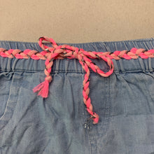 Load image into Gallery viewer, Girls Baby Berry, chambray cotton shorts, elasticated, EUC, size 0000,  