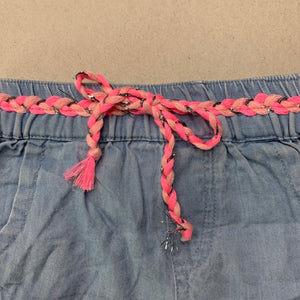 Girls Baby Berry, chambray cotton shorts, elasticated, EUC, size 0000,  