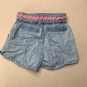 Girls Baby Berry, chambray cotton shorts, elasticated, EUC, size 0000,  