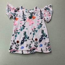 Load image into Gallery viewer, Girls Baby Berry, pink floral cotton t-shirt / top, EUC, size 00,  