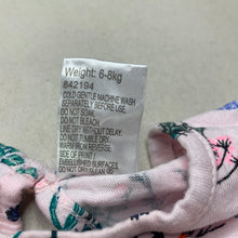 Load image into Gallery viewer, Girls Baby Berry, pink floral cotton t-shirt / top, EUC, size 00,  