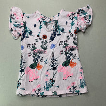 Load image into Gallery viewer, Girls Baby Berry, pink floral cotton t-shirt / top, EUC, size 00,  
