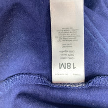 Load image into Gallery viewer, Boys Osh Kosh, navy cotton long sleeve top, football, EUC, size 1-2,  