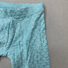 Load image into Gallery viewer, Girls Dymples, blue stretchy leggings / bottoms, FUC, size 00,  