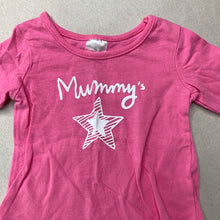 Load image into Gallery viewer, Girls Kids &amp; Co, pink cotton long sleeve t-shirt / top, GUC, size 000,  