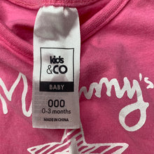 Load image into Gallery viewer, Girls Kids &amp; Co, pink cotton long sleeve t-shirt / top, GUC, size 000,  