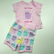 Load image into Gallery viewer, Girls Peter Alexander, soft cotton pyjama top &amp; shorts, GUC, size 000,  