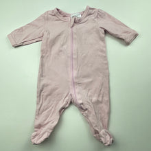 Load image into Gallery viewer, Girls 4 Baby, pink zip coverall / romper, GUC, size 00000,  