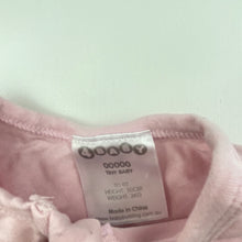Load image into Gallery viewer, Girls 4 Baby, pink zip coverall / romper, GUC, size 00000,  