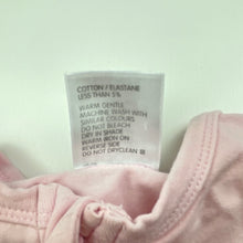 Load image into Gallery viewer, Girls 4 Baby, pink zip coverall / romper, GUC, size 00000,  