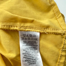 Load image into Gallery viewer, Girls TAHARI, lined mustard cotton summer dress, GUC, size 1, L: 43cm