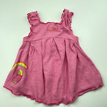 Load image into Gallery viewer, Girls Paddington Bear, lightweight strechy summer dress, GUC, size 00, L: 37cm