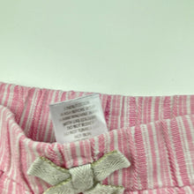 Load image into Gallery viewer, Girls Target, lightweight linen blend shorts, elasticated, GUC, size 0,  