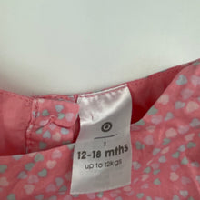 Load image into Gallery viewer, Girls Target, lined lightweight cotton summer dress, FUC, size 1, L: 41cm