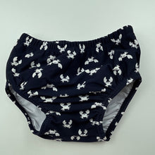 Load image into Gallery viewer, unisex Dymples, navy swim shorts / bottoms, EUC, size 1,  