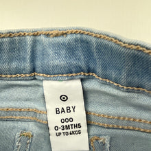 Load image into Gallery viewer, unisex Target, stretch denim jeans, adjustable, FUC, size 000,  