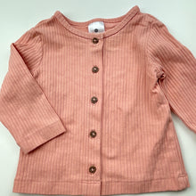 Load image into Gallery viewer, Girls Target, ribbed long sleeve top, EUC, size 000,  