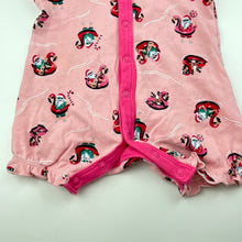 Load image into Gallery viewer, Girls Baby Berry, pink cotton Christmas romper, GUC, size 00,  