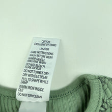 Load image into Gallery viewer, unisex Dymples, khaki ribbed cotton romper, EUC, size 000,  